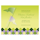 Golf Save The Date Card Indigo Blue Gradient (Pack of 1)-Weddingstar-Classical Green-JadeMoghul Inc.