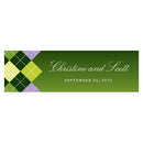 Golf Small Rectangular Tag Indigo Blue Gradient (Pack of 1)-Wedding Favor Stationery-Ruby-JadeMoghul Inc.
