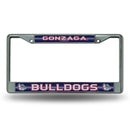 Jeep License Plate Frame Gonzaga Bling Chrome Frame