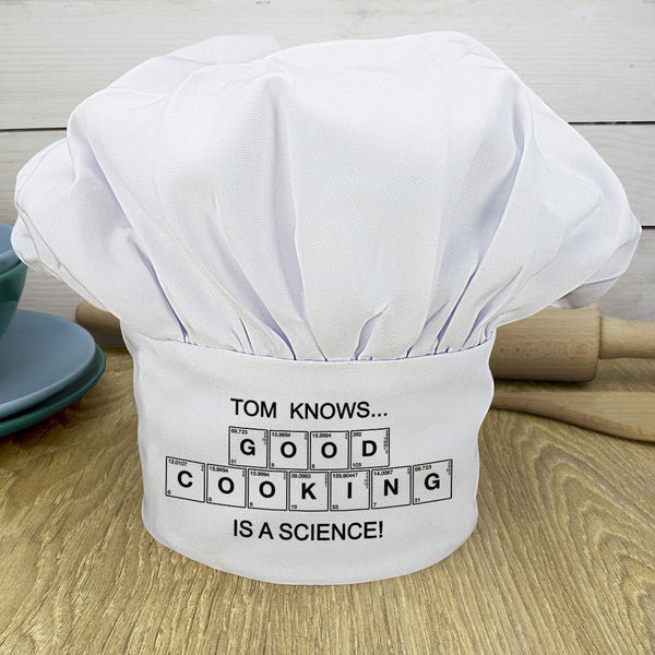 Christmas Present Ideas Good Cooking Is Science Chef Hat