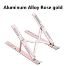 GOOJODOQ Laptop Stand for MacBook Pro Notebook Stand Foldable Aluminium Alloy Tablet Stand Bracket Laptop Holder for Notebook JadeMoghul Inc.