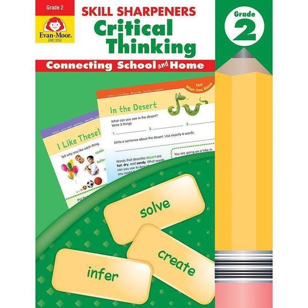 GR 2 SKILL SHARPENERS CRITICAL-Learning Materials-JadeMoghul Inc.