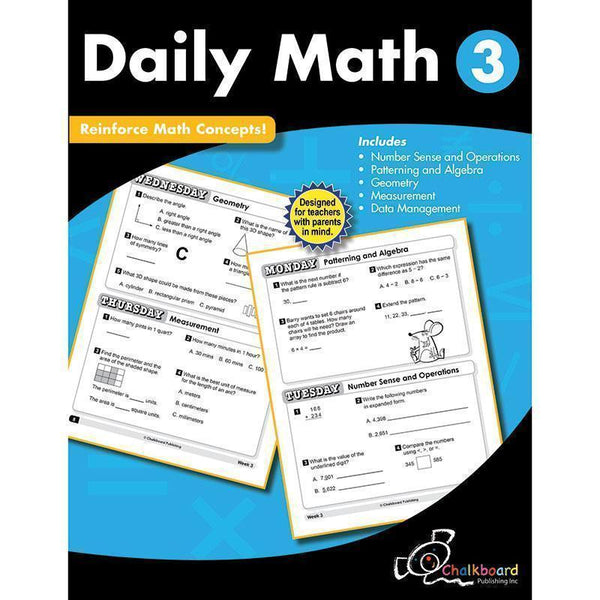 GR3 DAILY MATH WORKBOOK-Learning Materials-JadeMoghul Inc.
