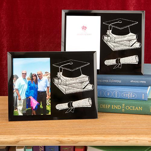 Graduation Themed Glass Frame from Gifts By Fashioncraft-Boy Wedding / Ring bearer-JadeMoghul Inc.