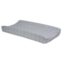 Gray and White Circles Changing Pad Cover-GRAY CRC-JadeMoghul Inc.