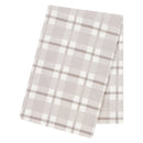 Gray and White Plaid Jumbo Deluxe Flannel Swaddle Blanket-GRAY-JadeMoghul Inc.