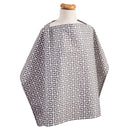 Gray Greek Key Nursing Cover-GRAY OMBRE-JadeMoghul Inc.
