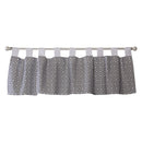 Gray Greek Key Window Valance-GRAY OMBRE-JadeMoghul Inc.