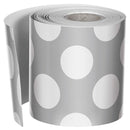 GRAY W POLKA DOTS STRAIGHT BORDERS-Learning Materials-JadeMoghul Inc.