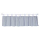 Gray Washed Velvet Window Valance-BUNNY-JadeMoghul Inc.