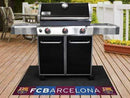 Grill Mat BBQ Accessories Soccer FCBarcelona Grill Tailgate Mat 26"x42" FANMATS