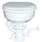 GROCO K Series Hand Operated Marine Toilet [K-H]-Marine Sanitation-JadeMoghul Inc.