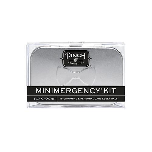 Groom Minimergency Kit - Silver Tin (Pack of 1)-Personalized Gifts By Type-JadeMoghul Inc.