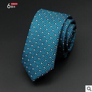 GUSLESON 1200 Needles 6cm Mens Ties New Man Fashion Dot Neckties Corbatas Gravata Jacquard Slim Tie Business Green Tie For Men-1-JadeMoghul Inc.