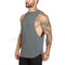 Gyms Clothing Bodybuilding Tank Top Men Fitness Singlet Sleeveless Shirt Cotton Muscle Guys Brand Undershirt for Boy Vest-Dark Grey-L-JadeMoghul Inc.