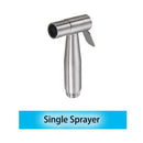 Handheld Toilet bidet sprayer set Kit Stainless Steel Hand Bidet faucet for Bathroom hand sprayer shower head self cleaning AExp