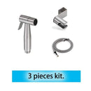 Handheld Toilet bidet sprayer set Kit Stainless Steel Hand Bidet faucet for Bathroom hand sprayer shower head self cleaning AExp