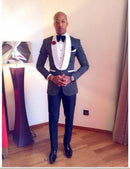 Handsome Men Suit - 3pcs Jacket, Pants & Tie-Same Picture 3-S-JadeMoghul Inc.