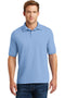 Hanes Ecomart - 5.2-Ounce Jersey Knit Sport Shirt. 054X-Polos/knits-Light Blue-2XL-JadeMoghul Inc.