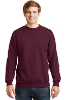 Hanes - Ecomart Crewneck Sweatshirt. P160-Sweatshirts/Fleece-Maroon-3XL-JadeMoghul Inc.