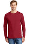 Hanes - Tagless 100% Cotton Long Sleeve T-Shirt. 5586-T-shirts-Deep Red-3XL-JadeMoghul Inc.