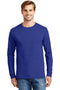 Hanes - Tagless 100% Cotton Long Sleeve T-Shirt. 5586-T-shirts-Deep Royal-3XL-JadeMoghul Inc.