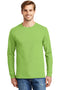 Hanes - Tagless 100% Cotton Long Sleeve T-Shirt. 5586-T-shirts-Lime-3XL-JadeMoghul Inc.