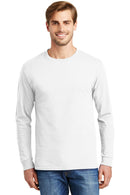 Hanes - Tagless 100% Cotton Long Sleeve T-Shirt. 5586-T-shirts-White-3XL-JadeMoghul Inc.