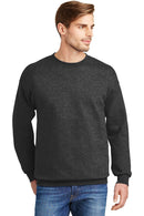 Hanes Ultimate Cotton - Crewneck Sweatshirt. F260-Sweatshirts/Fleece-Charcoal Heather**-S-JadeMoghul Inc.