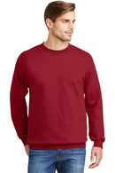 Hanes Ultimate Cotton - Crewneck Sweatshirt. F260-Sweatshirts/Fleece-Deep Red-S-JadeMoghul Inc.