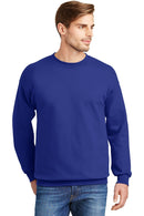 Hanes Ultimate Cotton - Crewneck Sweatshirt. F260-Sweatshirts/Fleece-Deep Royal-S-JadeMoghul Inc.