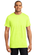 Hanes X-Temp T-Shirt. 4200-T-shirts-Neon Lemon Heather-3XL-JadeMoghul Inc.
