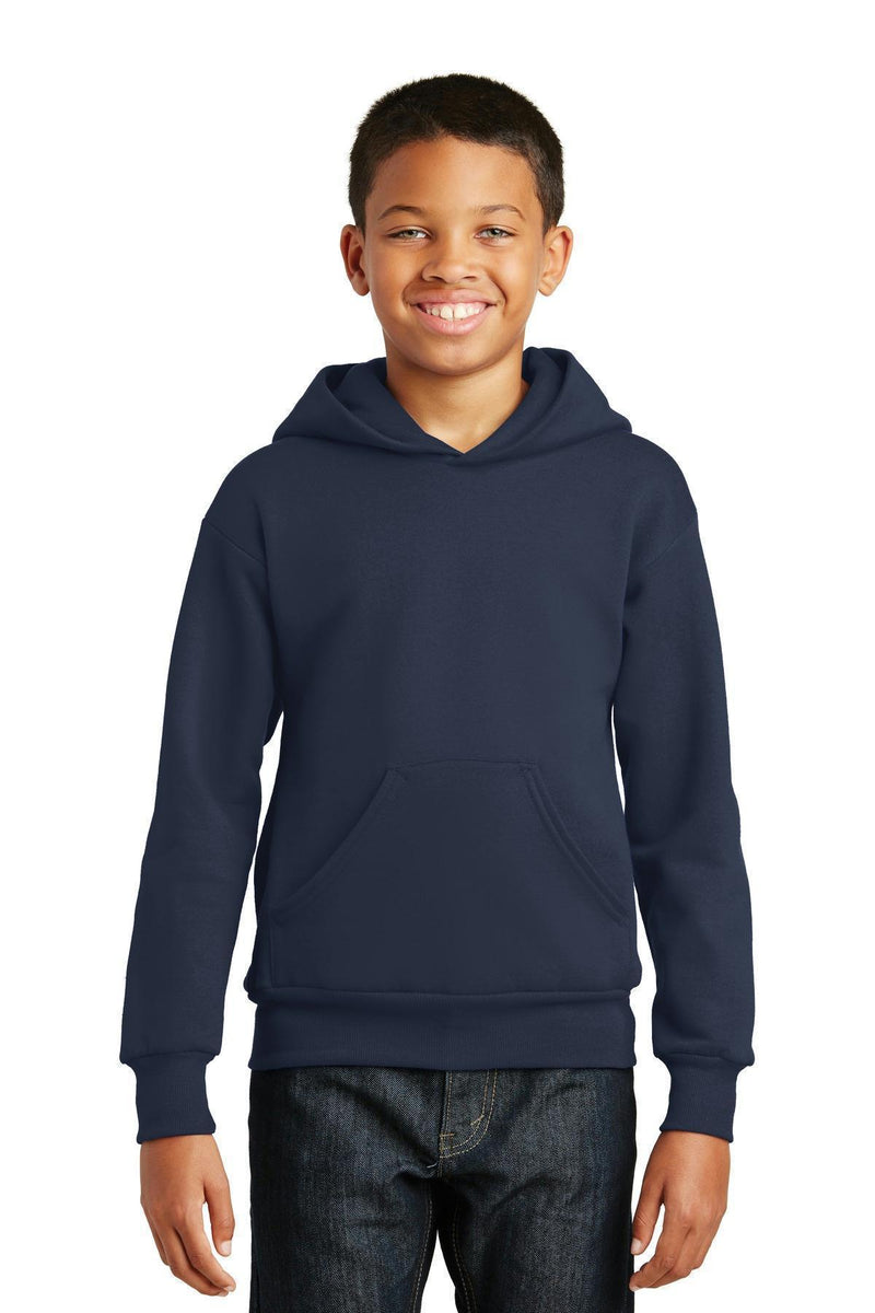 Hanes - Youth Ecomart Pullover Hooded Sweatshirt. P470-Sweatshirts/Fleece-Navy-XL-JadeMoghul Inc.