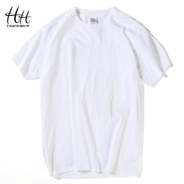 HanHent Funny T shirts Men Summer Fashion Climb To The Moon Printed Tshirt Casual Short Sleeve O-neck T-shirt Cotton Tops Tees-TA0001White-US SIZE S-JadeMoghul Inc.
