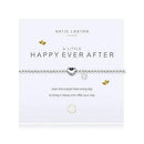 "Happy Ever After" Silver Bracelet with Crystal Heart Charm (Pack of 1)-Personalized Gifts for Women-JadeMoghul Inc.