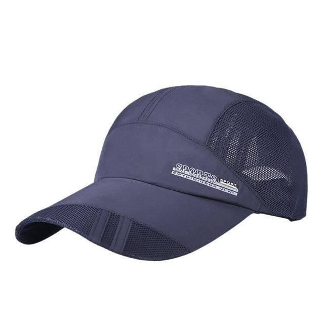Hat Cap Men Quick Dry Sport hat Adjustable casquette chapeu Letter mesh men caps For Running Hiking-DE-One Size-JadeMoghul Inc.