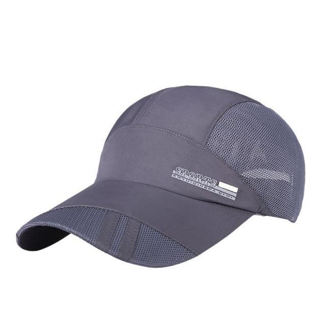 Hat Cap Men Quick Dry Sport hat Adjustable casquette chapeu Letter mesh men caps For Running Hiking-DH-One Size-JadeMoghul Inc.
