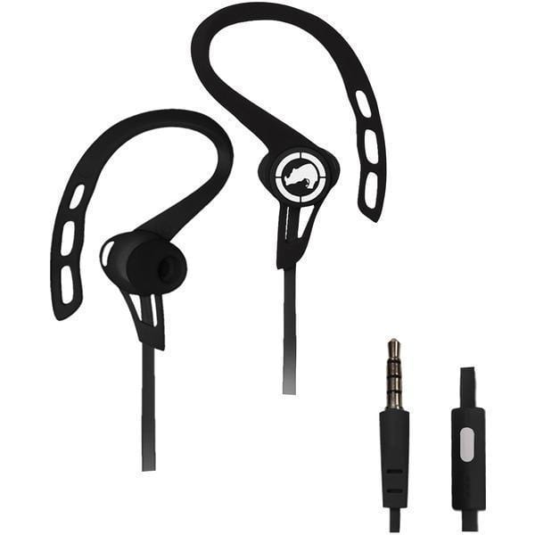 Headphones & Headsets Rush Sport Earbuds with Microphone (Black) Petra Industries