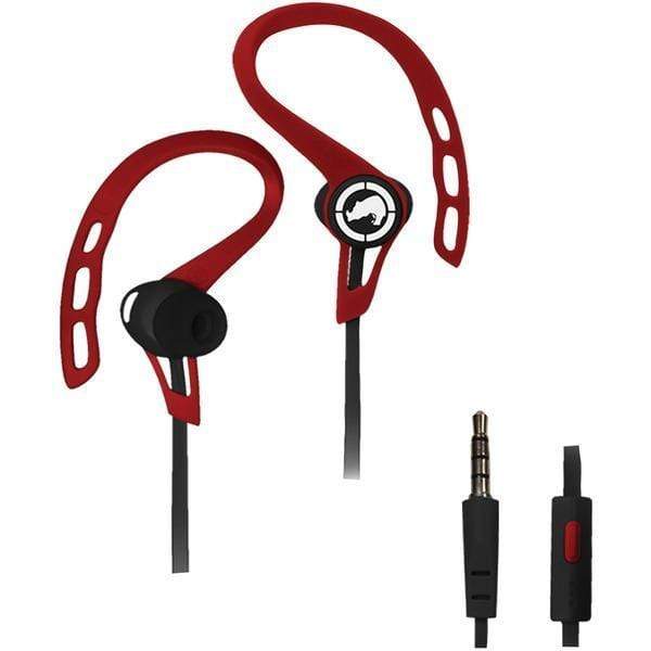 Headphones & Headsets Rush Sport Earbuds with Microphone (Red) Petra Industries