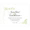 Heart Filigree Save The Date Card Grass Green (Pack of 1)-Weddingstar-Black-JadeMoghul Inc.