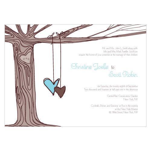 Heart Strings Invitation (Pack of 1)-Invitations & Stationery Essentials-JadeMoghul Inc.