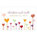 Hearts Large Rectangular Tag Cool (Pack of 1)-Wedding Favor Stationery-Red-JadeMoghul Inc.