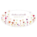Hearts Small Cling Cool (Pack of 1)-Wedding Signs-Mocha Mousse-JadeMoghul Inc.