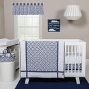 Hexagon 3 Piece Crib Bedding Set-HEXA-JadeMoghul Inc.