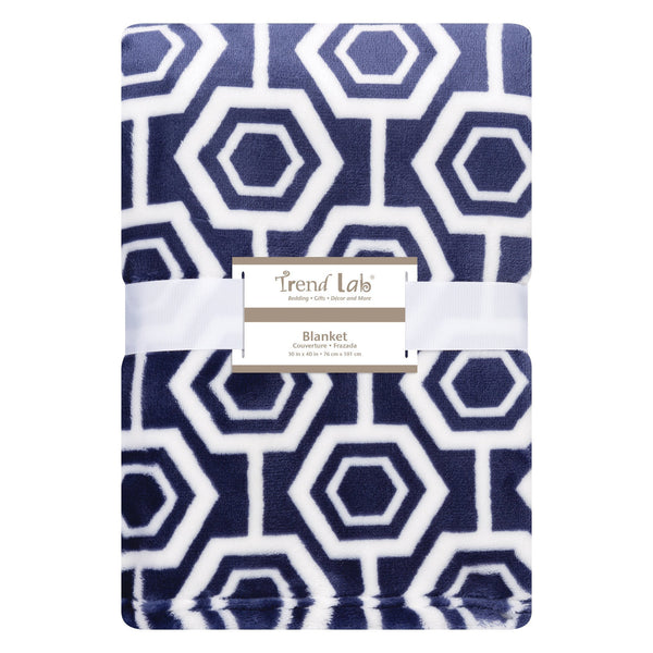 Hexagon Plush Baby Blanket-HEXA-JadeMoghul Inc.