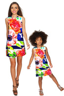 Hey-Sailor! Adele Striped Floral Summer Shift Dress - Girls-Hey-Sailor!-18M/2-White/Navy/Pink-JadeMoghul Inc.