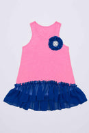 Hi-Lo Tank Top - Girls-Girls Sleeveless Fancy Tops-3-Pink Flash-JadeMoghul Inc.