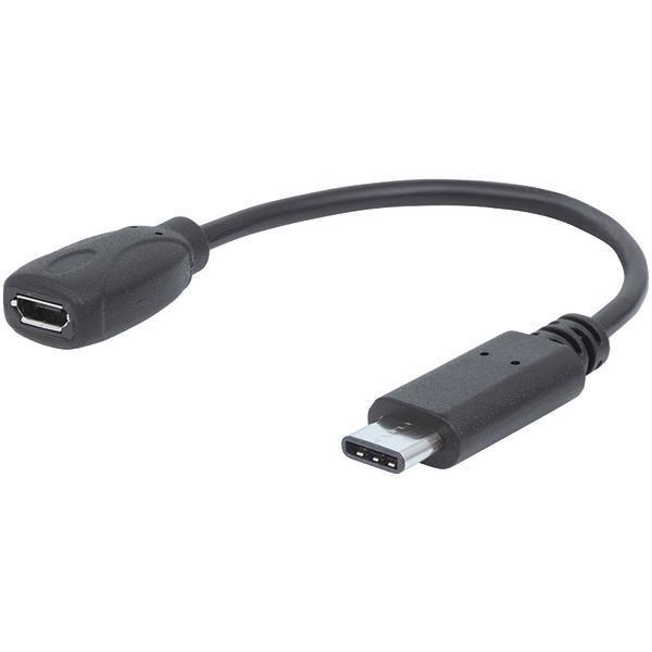 Hi-Speed Micro USB-B Male 2.0 to USB-C(TM) Male Cable (6ft)-USB Peripherals & Accessories-JadeMoghul Inc.