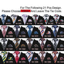 Hi-Tie Fashion 40 Styles Gravata Tie Hanky Cufflink Sets 100% Silk Neckties Ties for Mens Business Wedding Party Free Shipping-Other-China-JadeMoghul Inc.