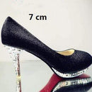 High Heels Shoes Sexy Women Glitter White Bridal Shoes JadeMoghul Inc.